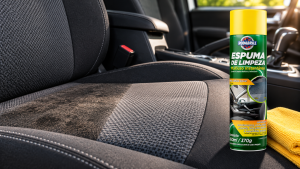 Espuma de Limpeza Multiuso Instantânea Rodabrill para limpeza do interior do carro sem água